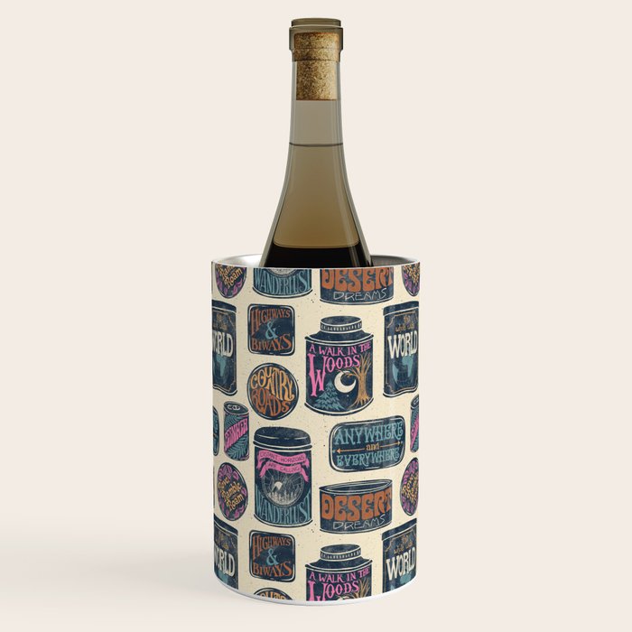 Vagabondâs Cupboard - midnight, cream, and more Wine Chiller Gallery Image 2