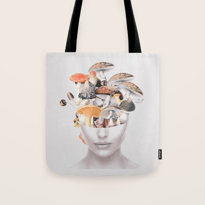 Mushroom Lady 3 Tote Bag Gallery Image 1