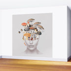 Mushroom Lady 3 Wall Mural Gallery Image 2