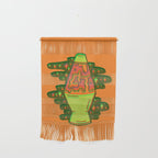 Lit lava lamp in orange in 3D Wall Hanging Gallery Image 1