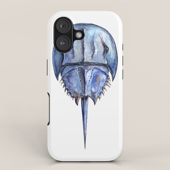 Blue Horseshoe Crab iPhone Case Gallery Image 1