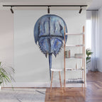 Blue Horseshoe Crab Wall Mural Gallery Image 1