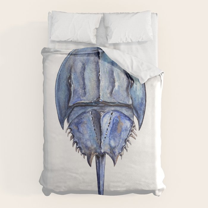 Blue Horseshoe Crab Duvet Cover Gallery Image 1
