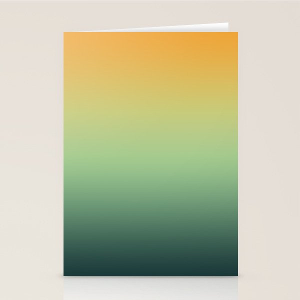 AUTUMN FOREST OMBRE COLORS ABSTRACT Stationery Card Gallery Image 2