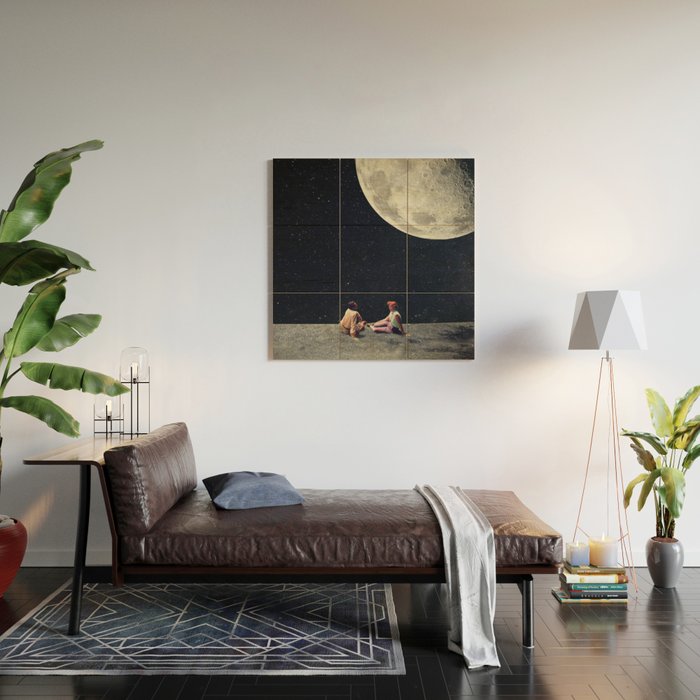 I Gave You the Moon for a Smile Wood Wall Art Gallery Image 2