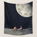 I Gave You the Moon for a Smile Wall Tapestry Gallery Image 4