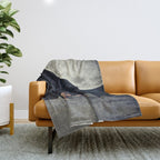 I Gave You the Moon for a Smile Throw Blanket Gallery Image 1