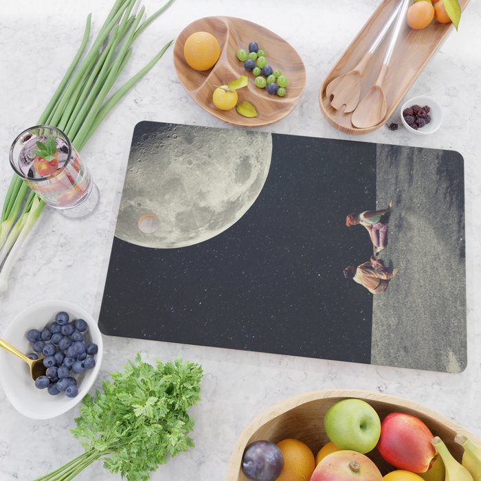 I Gave You the Moon for a Smile Cutting Board Gallery Image 2