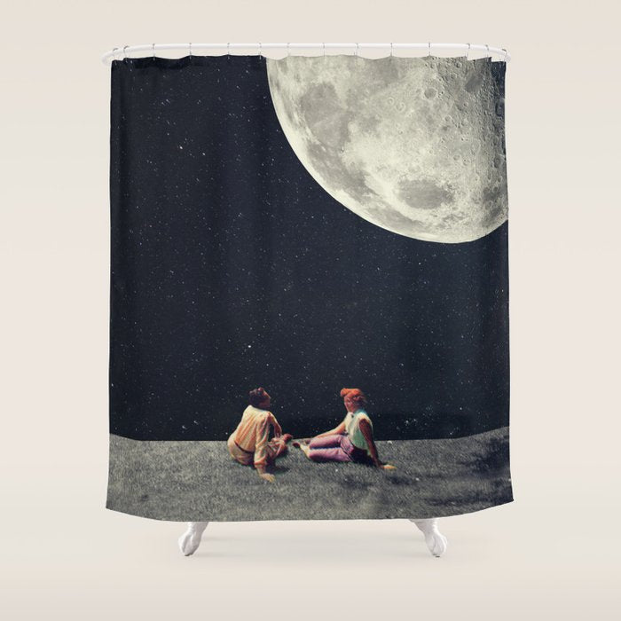 I Gave You the Moon for a Smile Shower Curtain Gallery Image 1