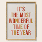 Most Wonderful Time Multi Colored Warm Serving Tray Gallery Image 1