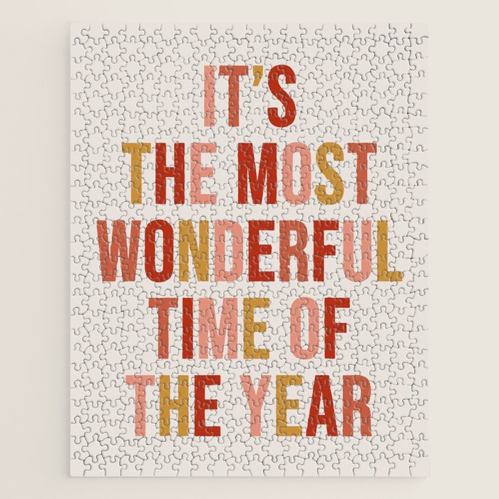 Most Wonderful Time Multi Colored Warm Jigsaw Puzzle Gallery Image 1