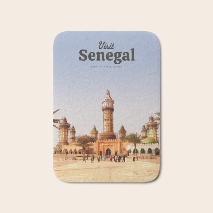 Visit Senegal Bath Mat Gallery Image 1