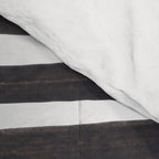 Minimalist Mid Century Mango Shade Black Lines Sunset Landscape Fun Comforter Gallery Image 4