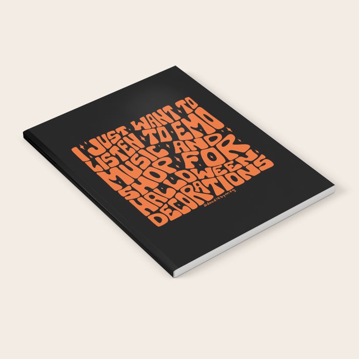 Emo Music and Halloween Decorations Notebook Gallery Image 2
