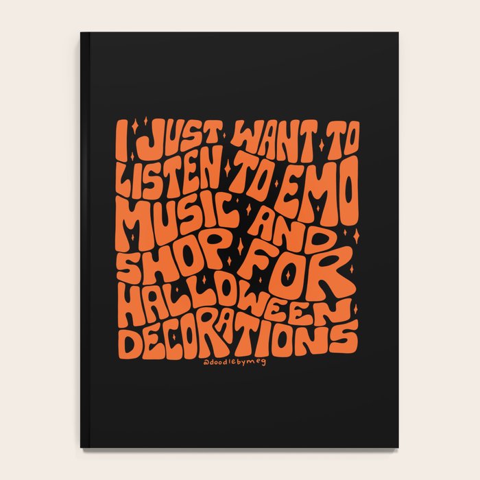 Emo Music and Halloween Decorations Notebook Gallery Image 4