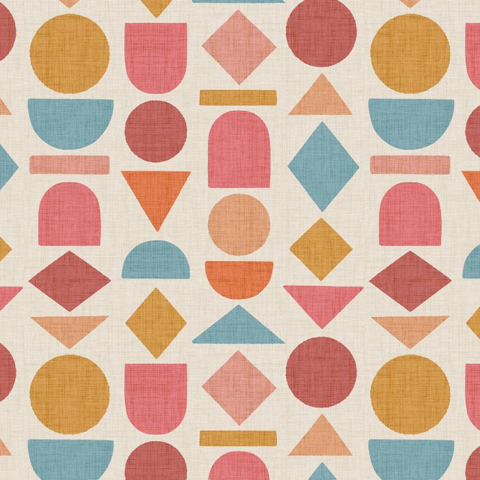 Geo Mod Shapes - Light Coffee Mug Gallery Image 2