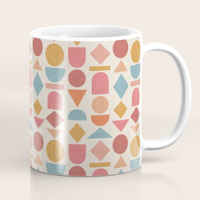 Geo Mod Shapes - Light Coffee Mug Gallery Image 1