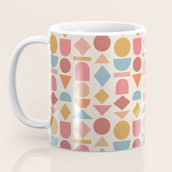 Geo Mod Shapes - Light Coffee Mug Gallery Image 3