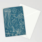 Minimal Sea Life 3 Stationery Card Gallery Image 2