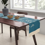 Minimal Sea Life 3 Table Runner Gallery Image 2