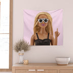 K Bye :) Wall Tapestry Gallery Image 2