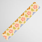 Retro Flower Vibe - Vintage Colors  Table Runner Gallery Image 3