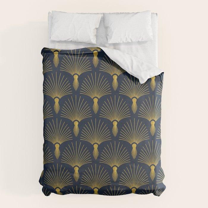 Beautiful Art Deco Pattern Duvet Cover Gallery Image 1