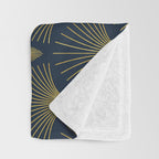 Beautiful Art Deco Pattern Throw Blanket Gallery Image 3