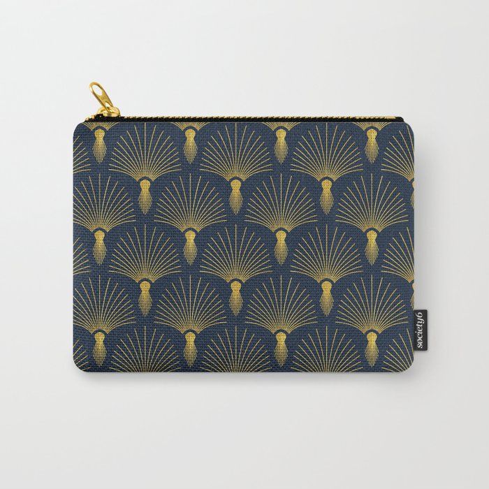 Beautiful Art Deco Pattern Carry All Pouch Gallery Image 1