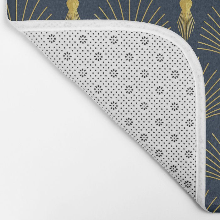 Beautiful Art Deco Pattern Bath Mat Gallery Image 2