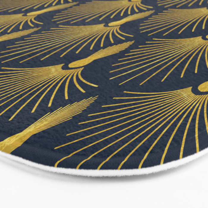 Beautiful Art Deco Pattern Bath Mat Gallery Image 3