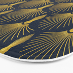 Beautiful Art Deco Pattern Bath Mat Gallery Image 3