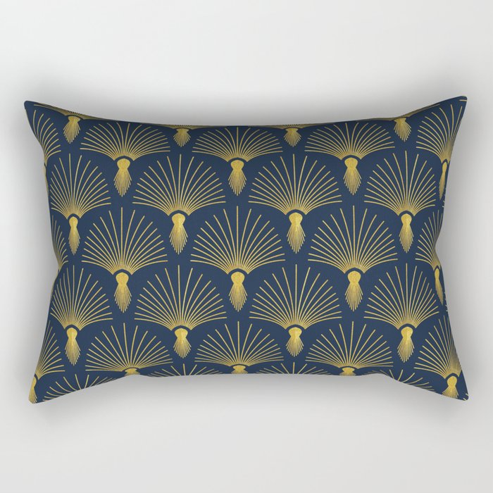 Beautiful Art Deco Pattern Rectangular Pillow Gallery Image 2