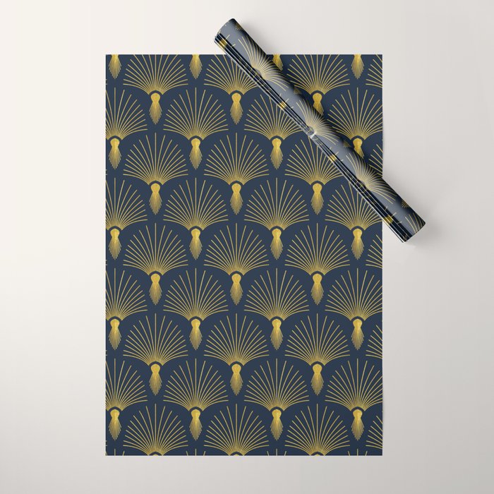 Beautiful Art Deco Pattern Wrapping Paper Gallery Image 1