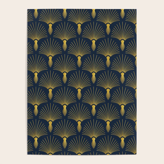 Beautiful Art Deco Pattern Poster Gallery Image 4