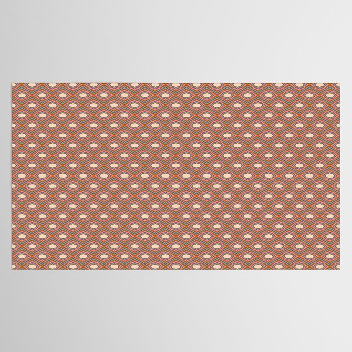 Disco Diamonds Retro Pattern Tablecloth Gallery Image 2