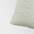 Waves (Linen Sage) Pillow Sham Gallery Image 4