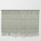 Waves (Linen Sage) Wall Hanging Gallery Image 1