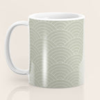 Waves (Linen Sage) Coffee Mug Gallery Image 3