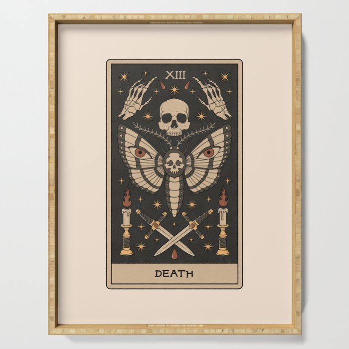 Death - Moth Tarot Serving Tray Gallery Image 1