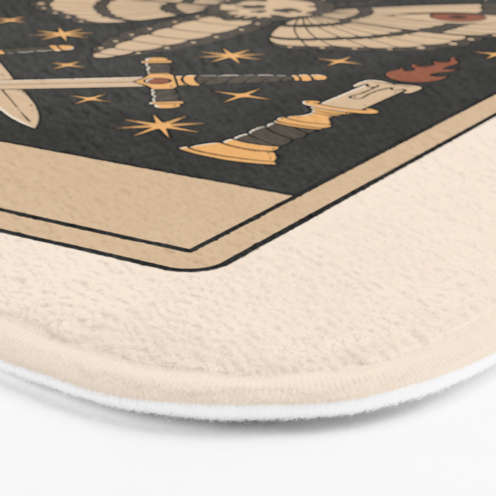 Death - Moth Tarot Bath Mat Gallery Image 3
