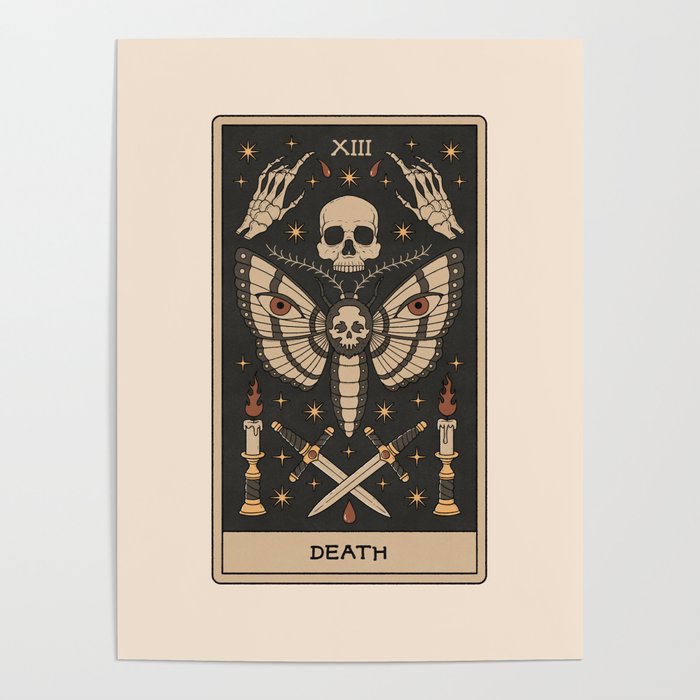 Death - Moth Tarot Poster Gallery Image 4