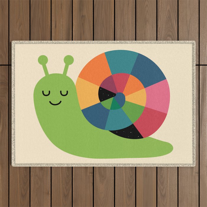 Snail Vibes Outdoor Rug Gallery Image 1