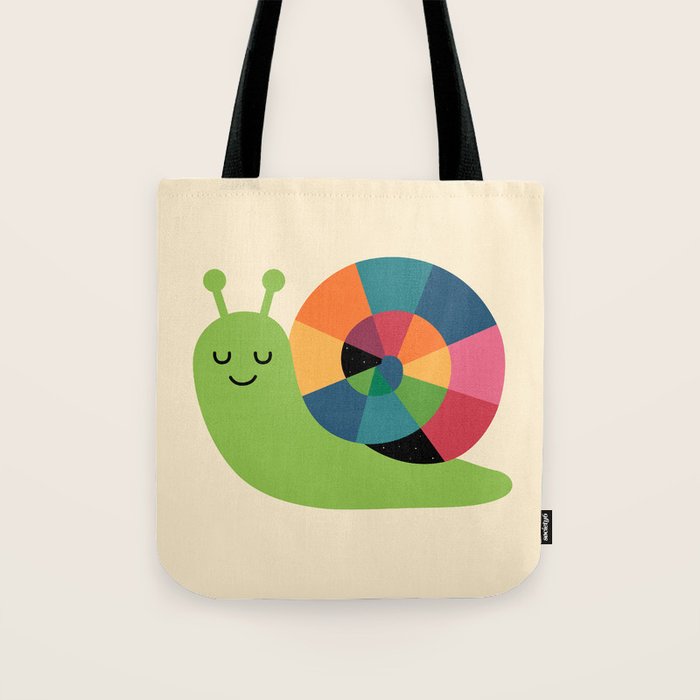 Snail Vibes Tote Bag Gallery Image 1