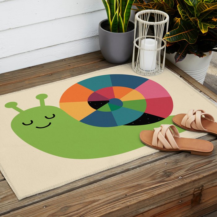 Snail Vibes Outdoor Rug Gallery Image 2