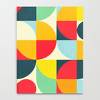 Mid Century Bauhaus Geometric Pattern Notebook Gallery Image 4