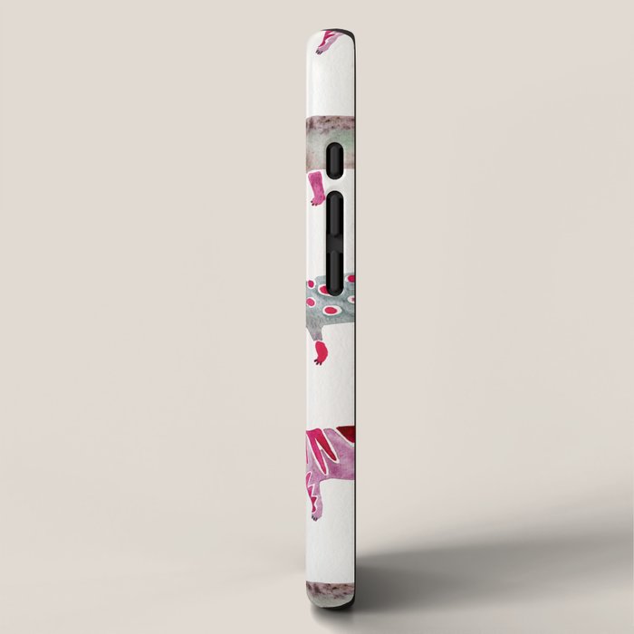 Cat Collection - Magenta Palette iPhone Case Gallery Image 2
