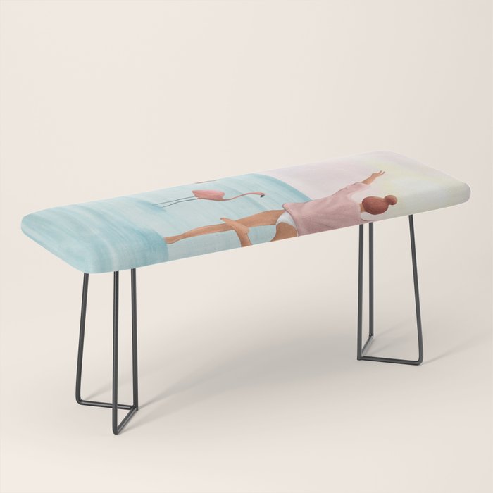 Big Flamingo Bench Gallery Image 1