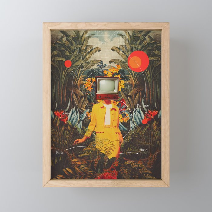 She Came from the Wilderness Mini Art Print Gallery Image 1