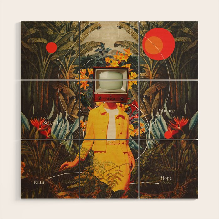 She Came from the Wilderness Wood Wall Art Gallery Image 1